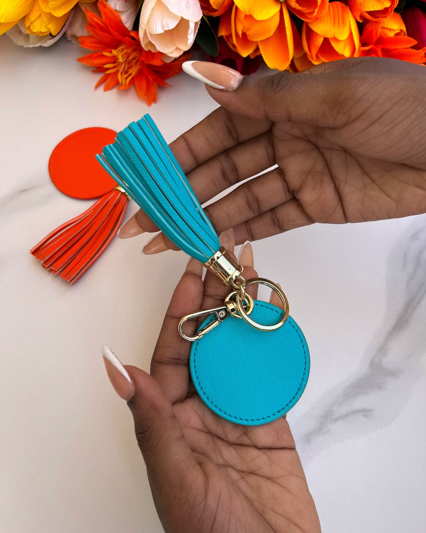 Tassel Keyholder (Turquoise)