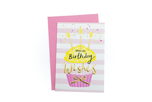 Mini birthday card (cupcake)