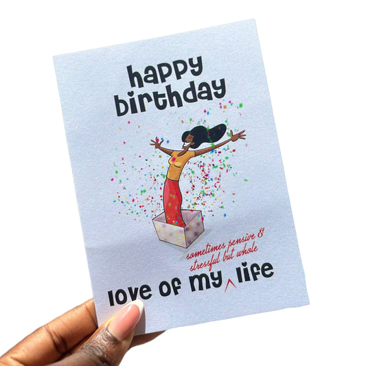 Love of my Life Birthday Card