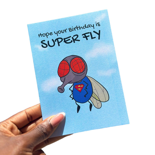 Superfly Birthday Card