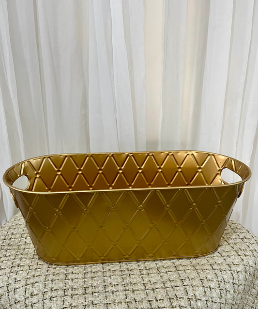 Metallic basket