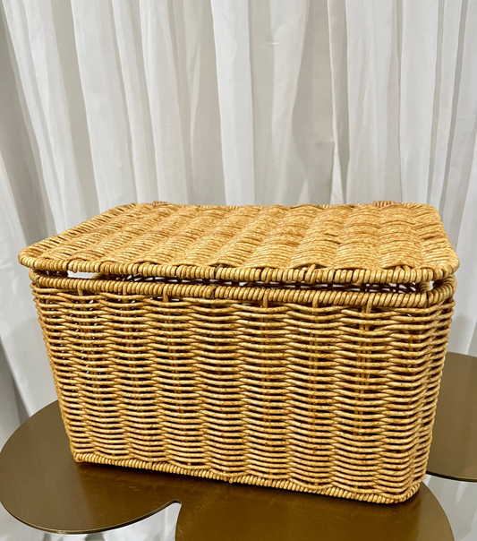 Rattan Basket with Lid