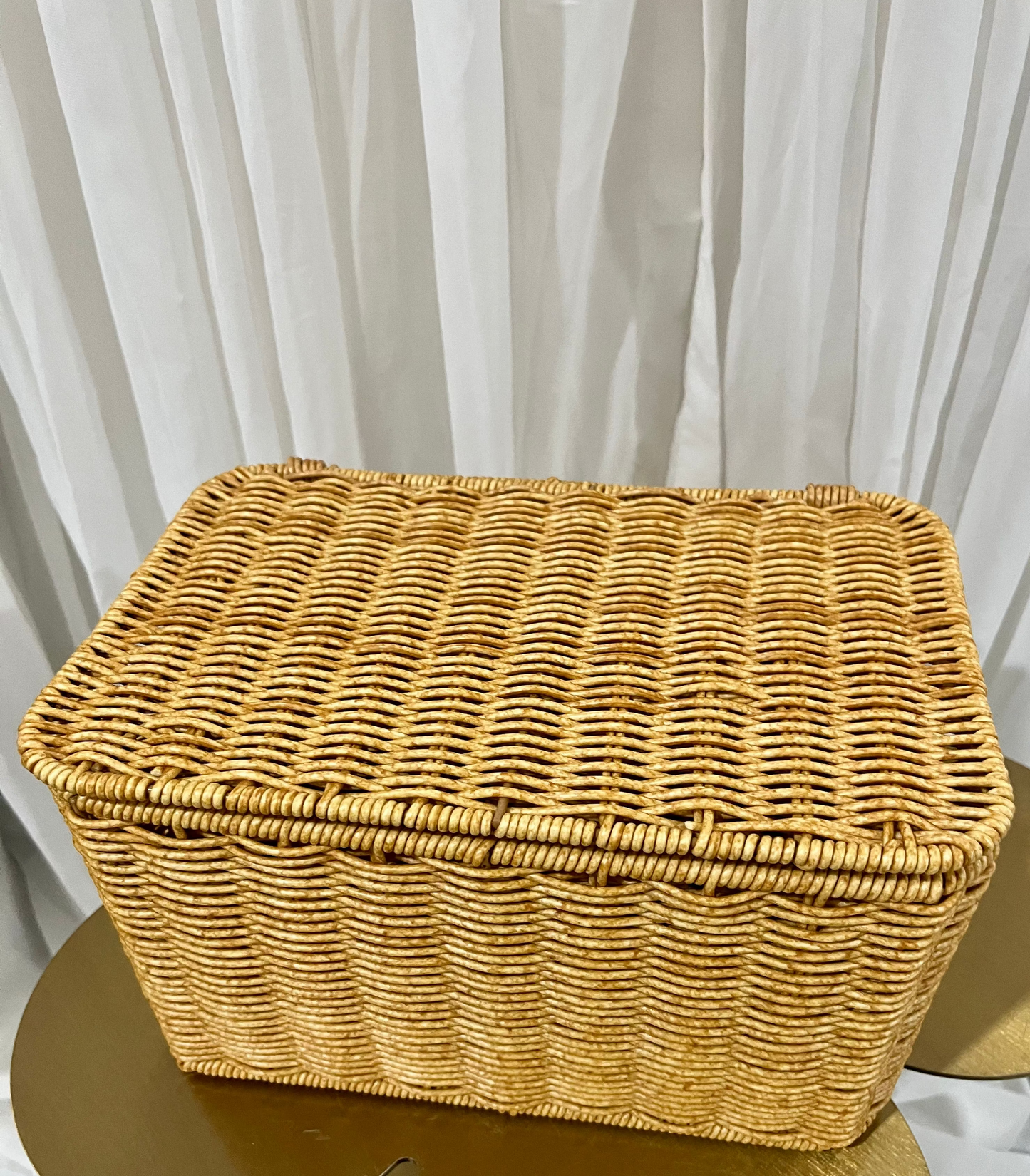 Rattan Basket with Lid