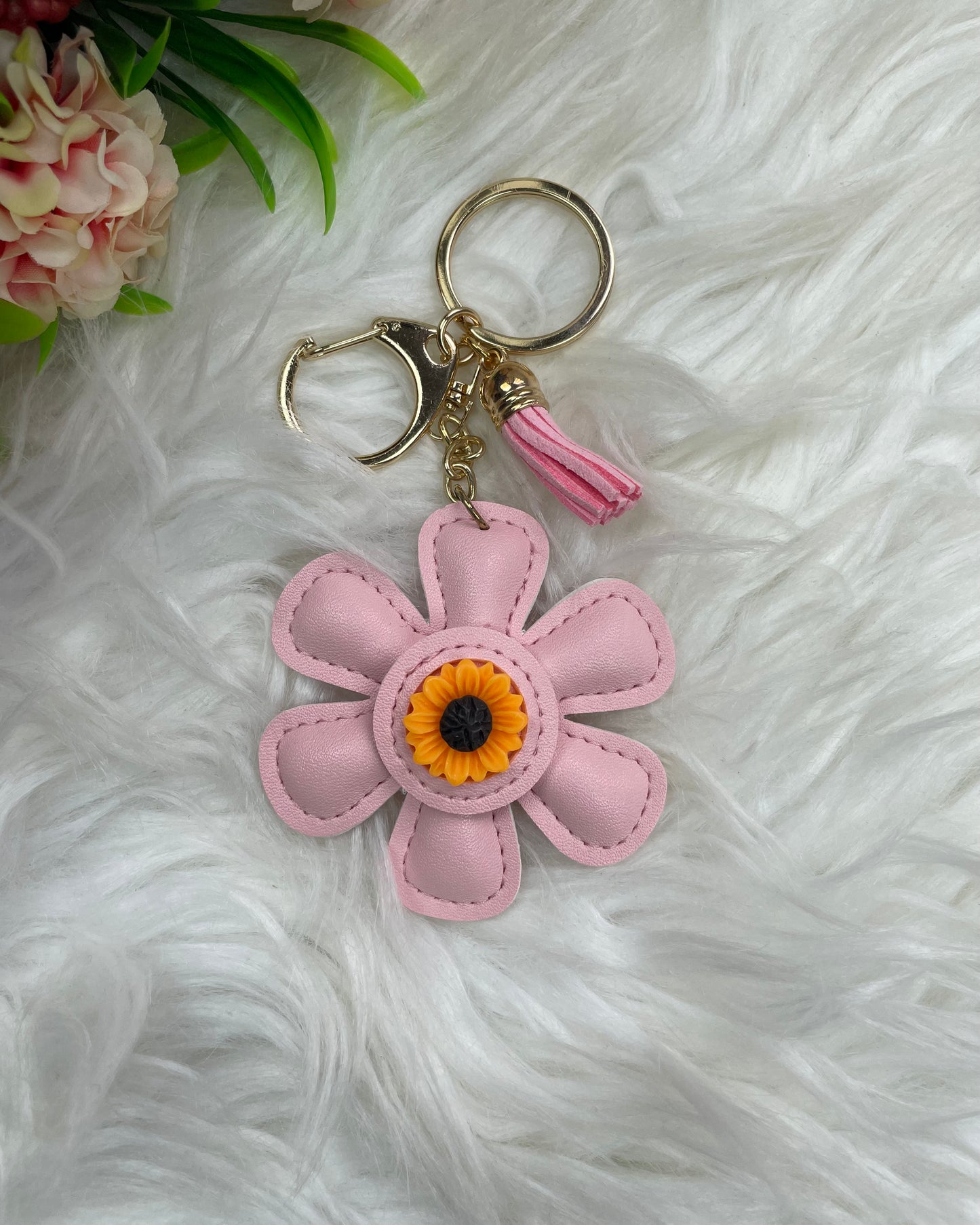 Petal pop Keychain (Light pink)
