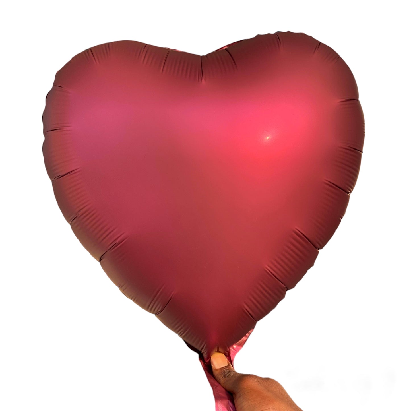Matte Heart Balloon - Hot Pink